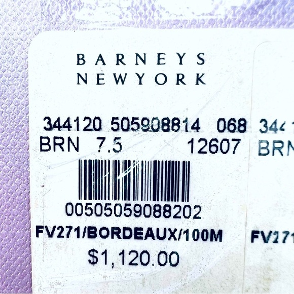 Fabrizio Viti *NIB* Farrah Suede Knee High Boots Brown & Bordeaux Sz 37 (6.5) - Picture 15 of 16